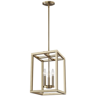 Moffet Street Three Light Hall / Foyer Pendant in Satin Brass (1|5134503848)