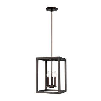 Moffet Street Three Light Hall / Foyer Pendant in Bronze (1|5134503710)