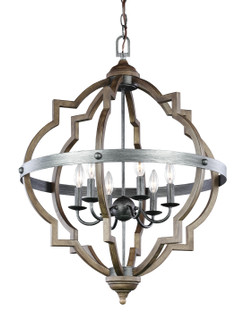 Socorro Six Light Hall / Foyer Pendant in Stardust (1|5124906846)