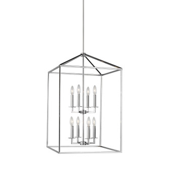 Perryton Eight Light Hall / Foyer in Chrome (1|5115008EN05)