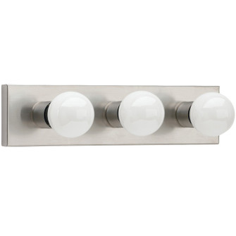 Center Stage Three Light Wall / Bath in Brushed Stainless (1|473798)