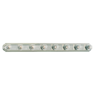 De-Lovely Eight Light Wall / Bath in Brushed Nickel (1|4703962)