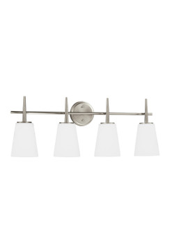 Driscoll Four Light Wall / Bath in Brushed Nickel (1|4440404EN3962)