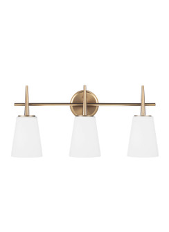 Driscoll Three Light Wall / Bath in Satin Brass (1|4440403EN3848)