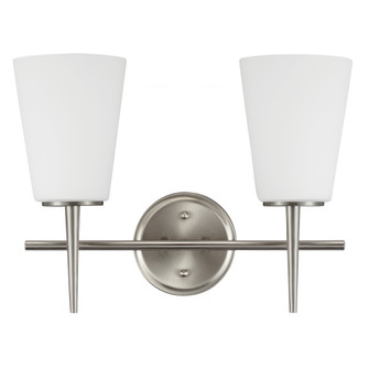 Driscoll Two Light Wall / Bath in Brushed Nickel (1|4440402962)