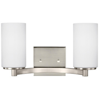 Hettinger Two Light Wall / Bath in Brushed Nickel (1|4439102EN3962)