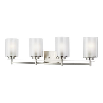 Elmwood Park Four Light Wall / Bath in Brushed Nickel (1|4437304EN3962)