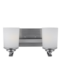 Kemal Two Light Wall / Bath in Brushed Nickel (1|4430702EN3962)