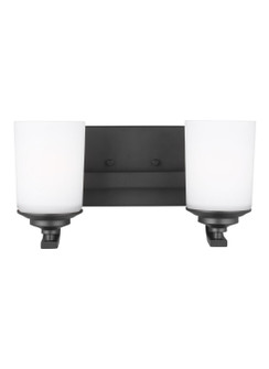 Kemal Two Light Wall / Bath in Midnight Black (1|4430702EN3112)