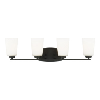 Franport Four Light Wall / Bath in Midnight Black (1|4428904EN3112)