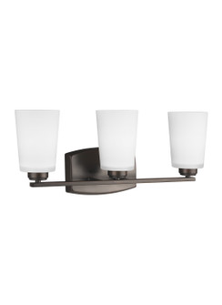 Franport Three Light Wall / Bath in Bronze (1|4428903EN3710)
