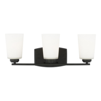 Franport Three Light Wall / Bath in Midnight Black (1|4428903112)