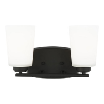 Franport Two Light Wall / Bath in Midnight Black (1|4428902EN3112)