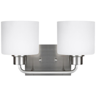 Canfield Two Light Wall / Bath in Brushed Nickel (1|4428802EN3962)