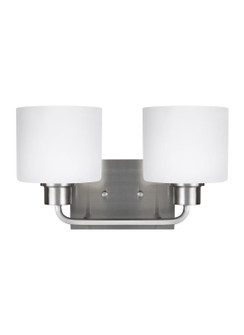 Canfield Two Light Wall / Bath in Brushed Nickel (1|4428802EN3962)