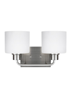 Canfield Two Light Wall / Bath in Brushed Nickel (1|4428802962)