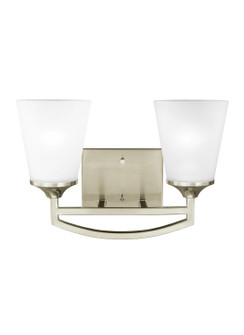 Hanford Two Light Wall / Bath in Brushed Nickel (1|4424502EN3962)
