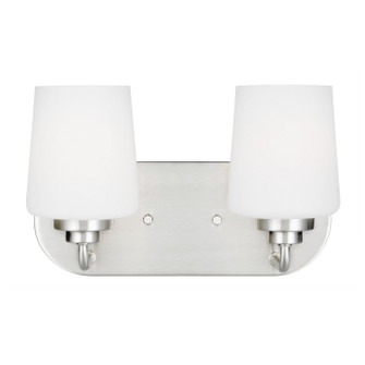 Windom Two Light Wall / Bath in Brushed Nickel (1|4402802962)