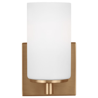 Hettinger One Light Wall / Bath Sconce in Satin Brass (1|4139101848)