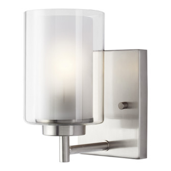 Elmwood Park One Light Wall / Bath Sconce in Brushed Nickel (1|4137301962)