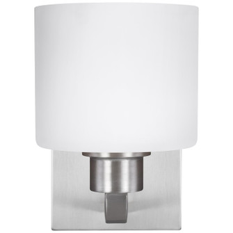 Canfield One Light Wall / Bath Sconce in Brushed Nickel (1|4128801EN3962)