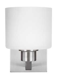 Canfield One Light Wall / Bath Sconce in Brushed Nickel (1|4128801962)