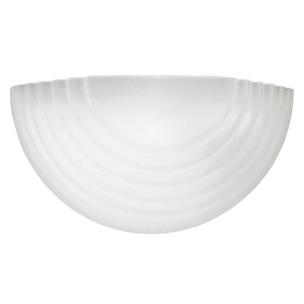 Stepped Glass One Light Wall / Bath Sconce in White (1|4123EN315)