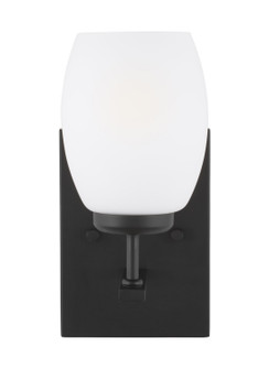Catlin One Light Wall / Bath Sconce in Midnight Black (1|4118501EN3112)
