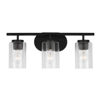 Oslo Three Light Wall / Bath in Midnight Black (1|41172112)