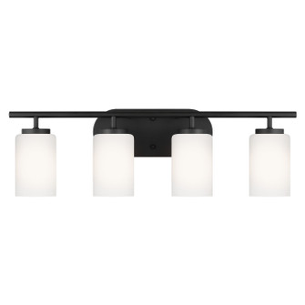 Oslo Four Light Wall/ Bath in Midnight Black (1|41163EN3112)