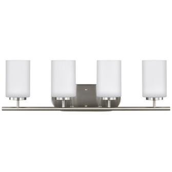 Oslo Four Light Wall / Bath in Brushed Nickel (1|41163962)