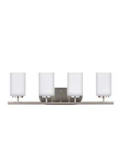 Oslo Four Light Wall / Bath in Brushed Nickel (1|41163962)