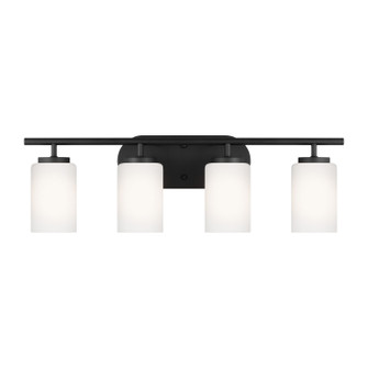 Oslo Four Light Wall/ Bath in Midnight Black (1|41163112)