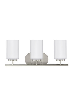 Oslo Three Light Wall / Bath in Brushed Nickel (1|41162EN3962)