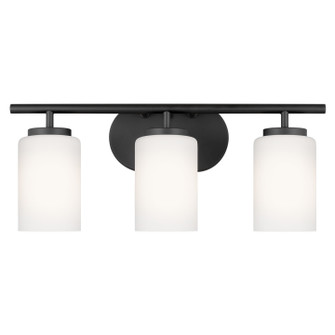 Oslo Three Light Wall / Bath in Midnight Black (1|41162EN3112)