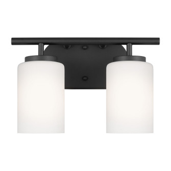 Oslo Two Light Wall / Bath in Midnight Black (1|41161112)