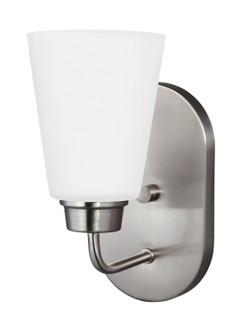 Kerrville One Light Wall / Bath Sconce in Brushed Nickel (1|4115201962)