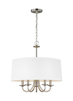 Seville Five Light Chandelier in Brushed Nickel (1|3320205962)