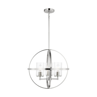 Alturas Three Light Chandelier in Brushed Nickel (1|3124673962)