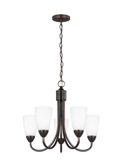 Seville Five Light Chandelier in Bronze (1|3120205710)