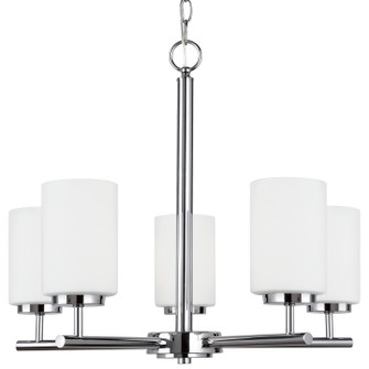 Oslo Five Light Chandelier in Chrome (1|3116105)