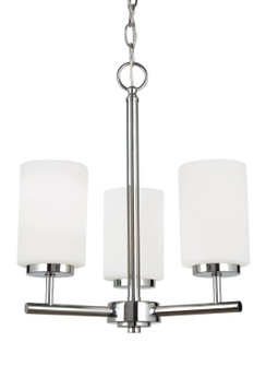 Oslo Three Light Chandelier in Chrome (1|3116005)