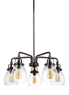 Belton Five Light Chandelier in Bronze (1|3114505710)