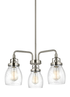 Belton Three Light Chandelier in Brushed Nickel (1|3114503962)