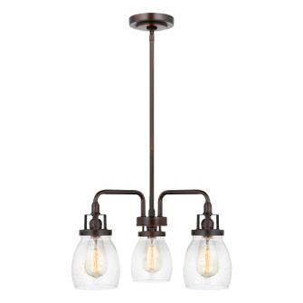 Belton Three Light Chandelier in Bronze (1|3114503710)