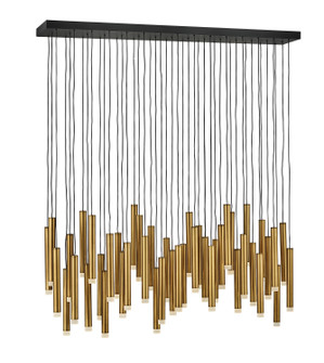 Harmony LED Linear Pendant in Heritage Brass (138|FR49909HBR)