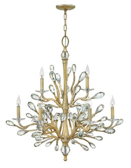 Eve LED Chandelier in Champagne Gold (138|FR46809CPG)