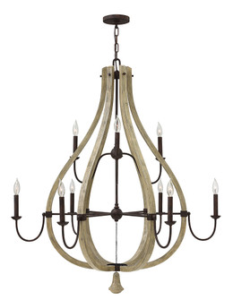 Middlefield LED Chandelier in Iron Rust (138|FR40578IRR)