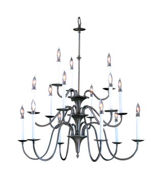 Jamestown 15 Light Foyer Chandelier in Mahogany Bronze (8|9235MB)