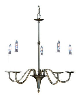 Jamestown Five Light Chandelier in Satin Pewter (8|9225SP)